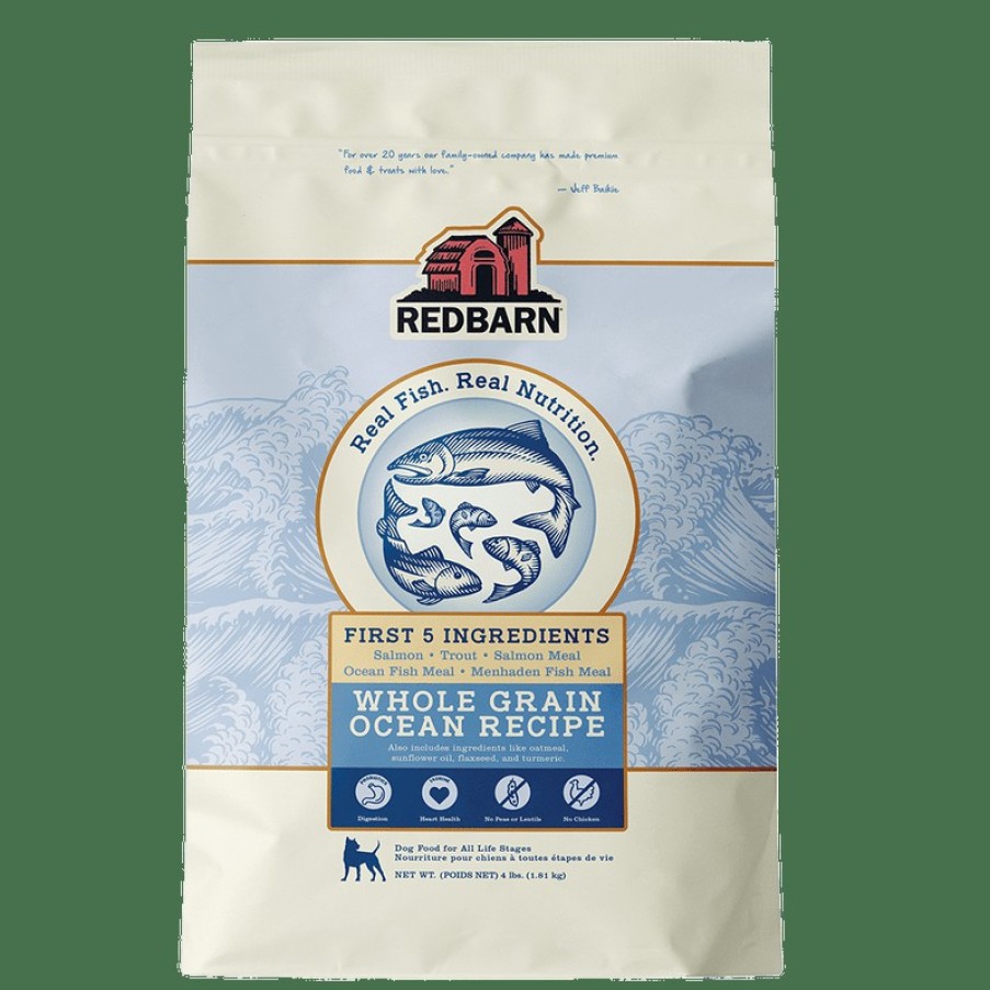 For Dogs Redbarn Dry Dog Food | Whole Grain Dry Dog Food Variety 3-Pack - (Land, Sky And Ocean) - 4Lb Bags