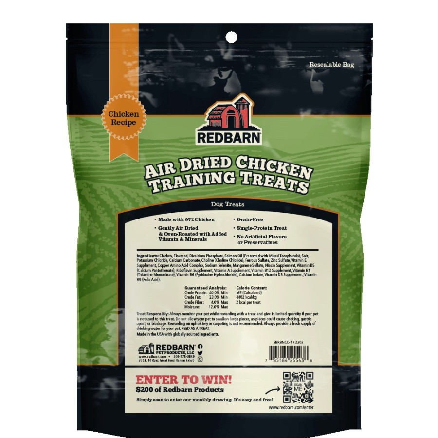 For Dogs Redbarn Rewards & Treats | Air Dried Chicken Training Treats