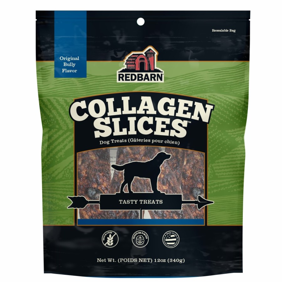 For Dogs Redbarn Chews | Collagen Slices™ Original Bully Flavor