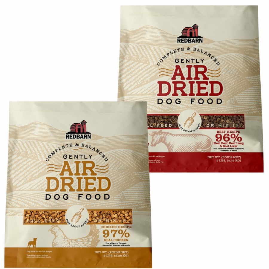 For Dogs Redbarn Air Dried Dog Food | Air Dried Food Variety 2-Pack - Large Bags