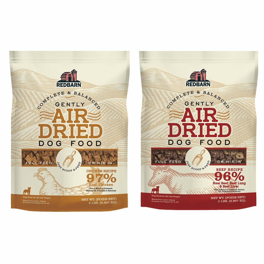 For Dogs Redbarn Air Dried Dog Food | Air Dried Food 2 Pack Variety - 2Lb Bags