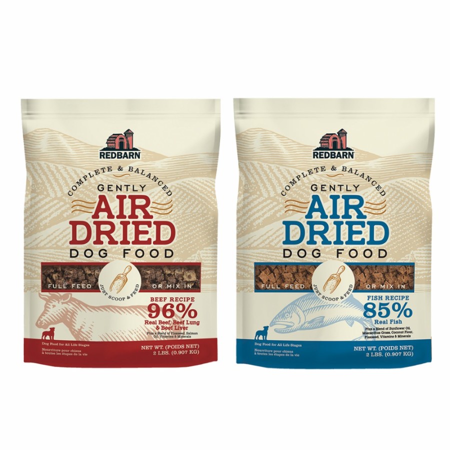 For Dogs Redbarn Air Dried Dog Food | Air Dried Food 2 Pack Variety - 2Lb Bags