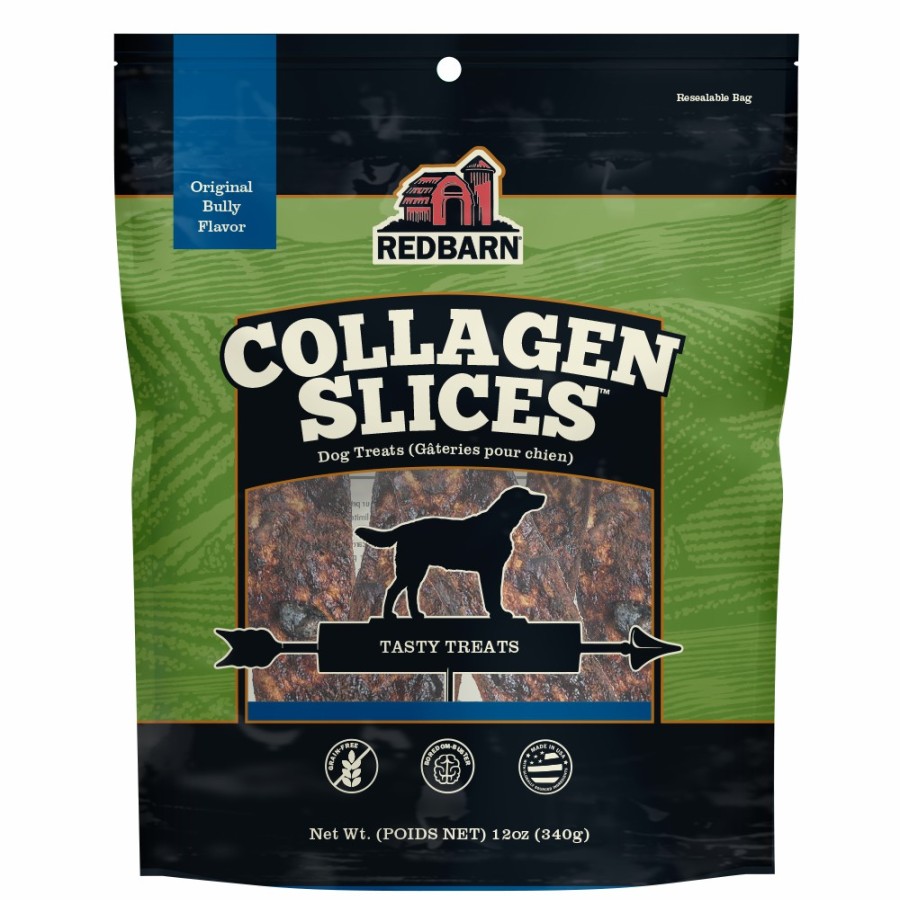 For Dogs Redbarn Rewards & Treats | Collagen Slices™ Original Bully Flavor