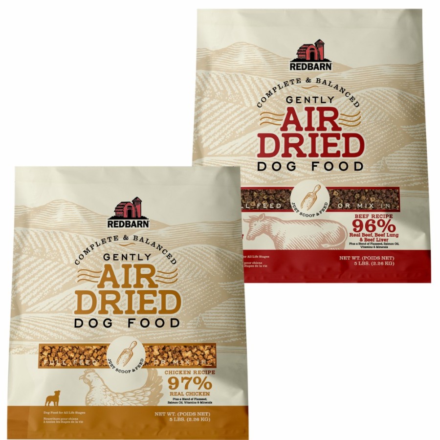 For Dogs Redbarn Food Variety Packs | Air Dried Food Variety 2-Pack - Large Bags