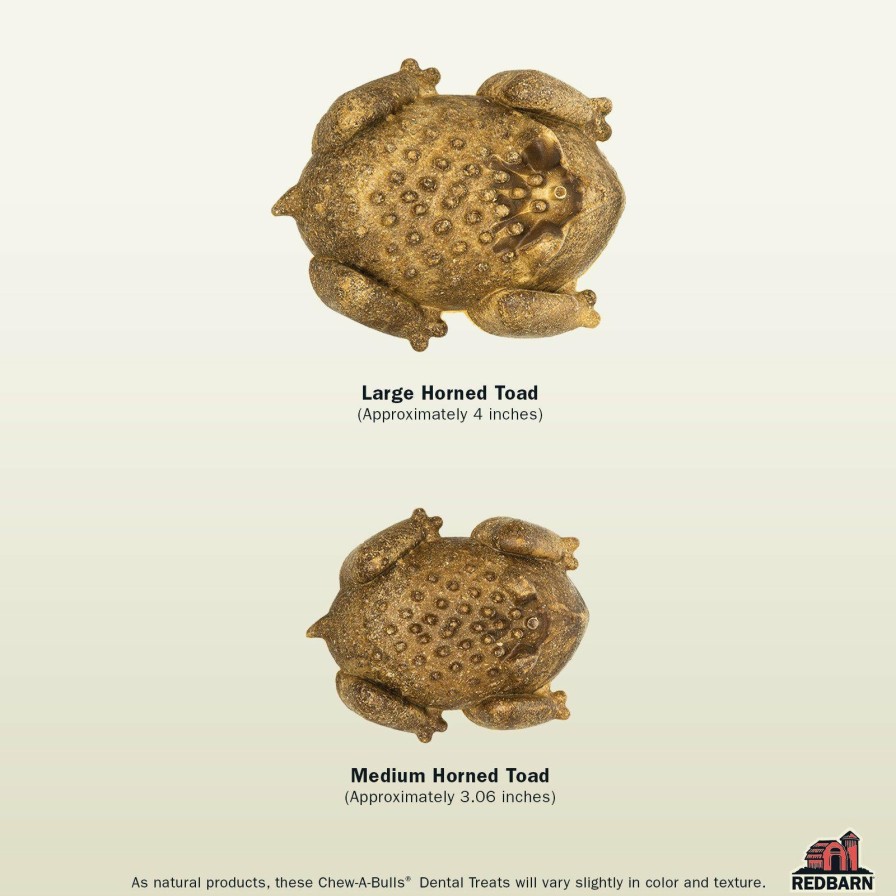 For Dogs Redbarn Rewards & Treats | Chew-A-Bulls® Horned Toad