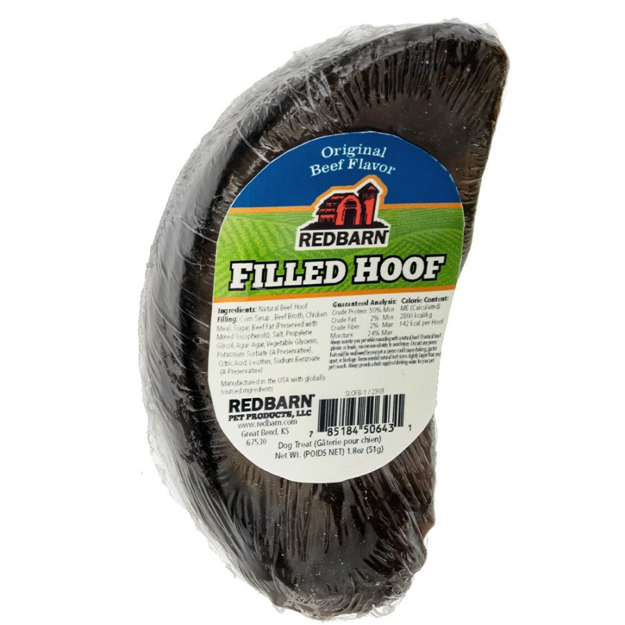 For Dogs Redbarn Chews | Filled Hoof Beef Flavor