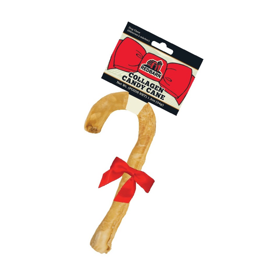 For Dogs Redbarn Chews | Collagen Candy Cane