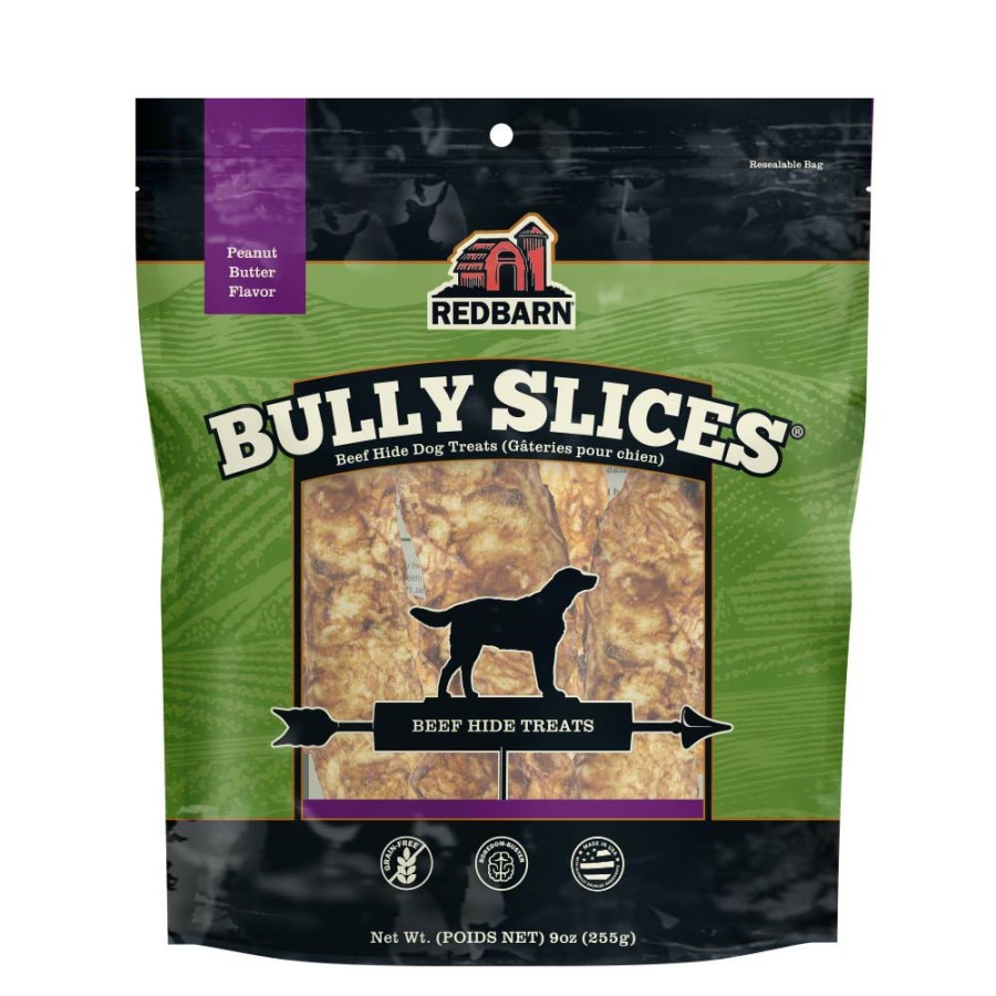 For Dogs Redbarn Rewards & Treats | Bully Slices® Peanut Butter Flavor