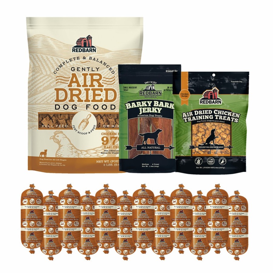 For Dogs Redbarn Rolled Dog Food | On-The-Go Value Pack