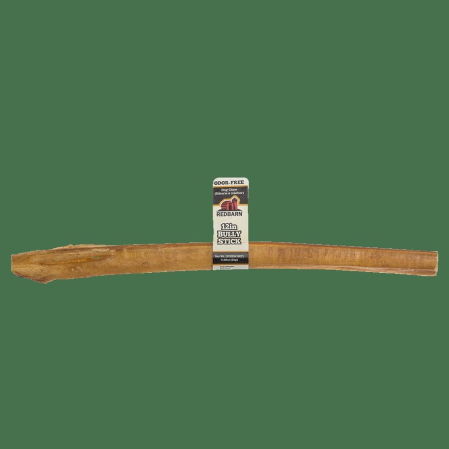 For Dogs Redbarn Bully Sticks | Odor-Free Bully Stick