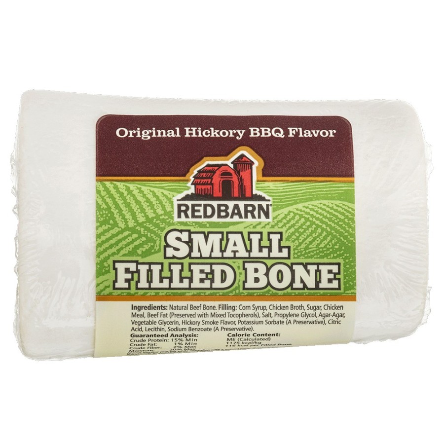 For Dogs Redbarn Bones | Filled Bone Hickory Bbq Flavor