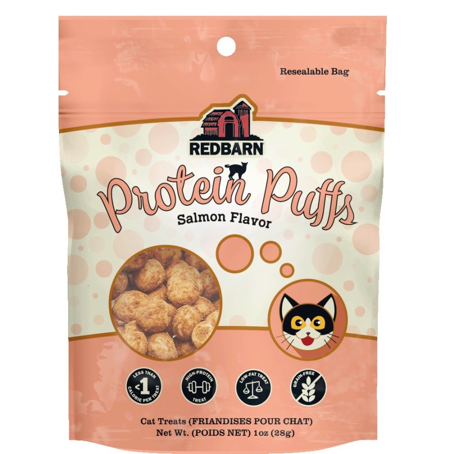 For Dogs Redbarn Rewards & Treats | Protein Puffs Salmon Flavor