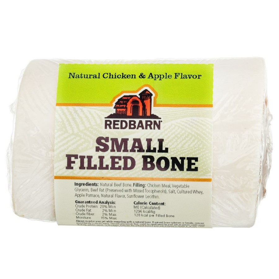 For Dogs Redbarn Bones | Natural Filled Bone Chicken & Apple Flavor