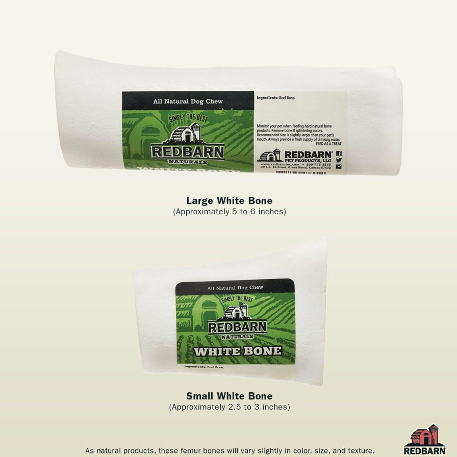 For Dogs Redbarn Bones | White Bone