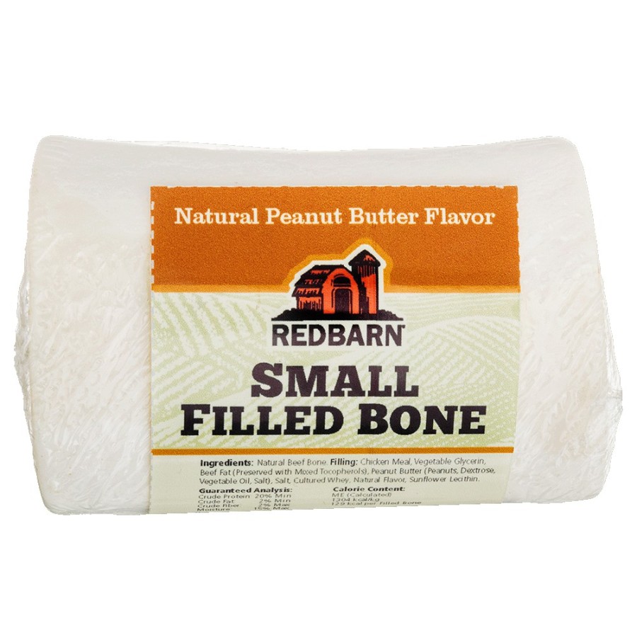 For Dogs Redbarn Bones | Natural Filled Bone Peanut Butter Flavor