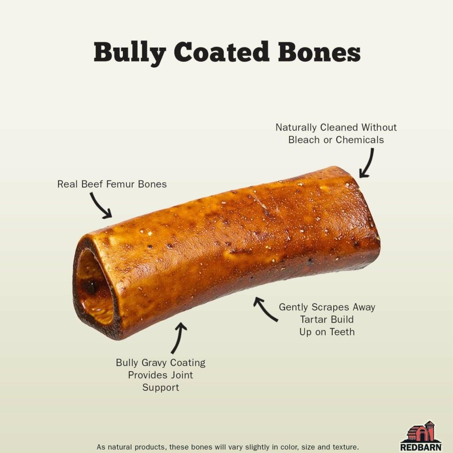 For Dogs Redbarn Bones | Bully Coated Large Bone