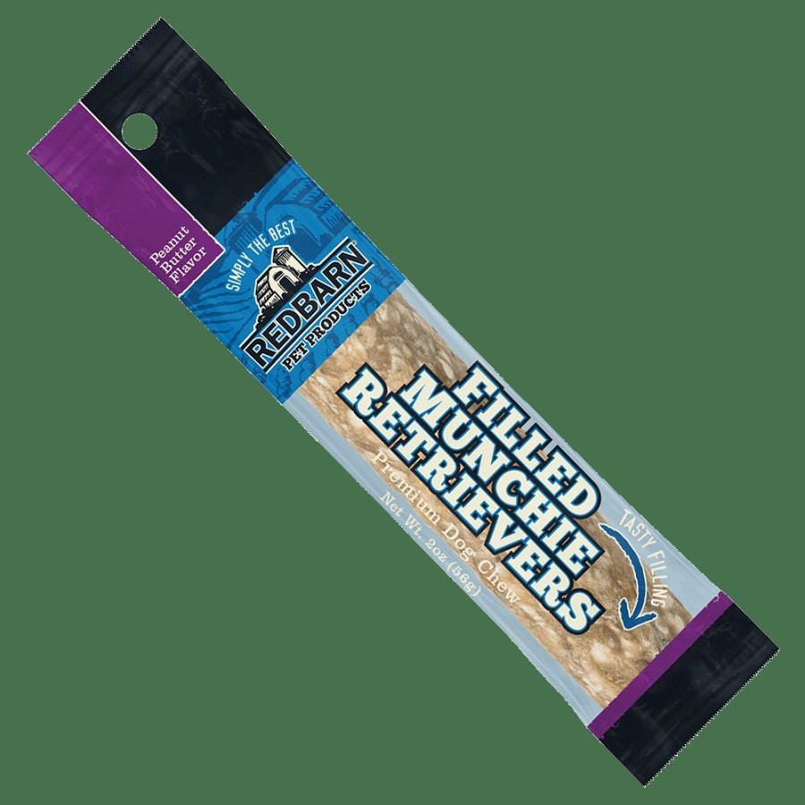 For Dogs Redbarn Chews | Filled Munchie Retriever Peanut Butter Flavor