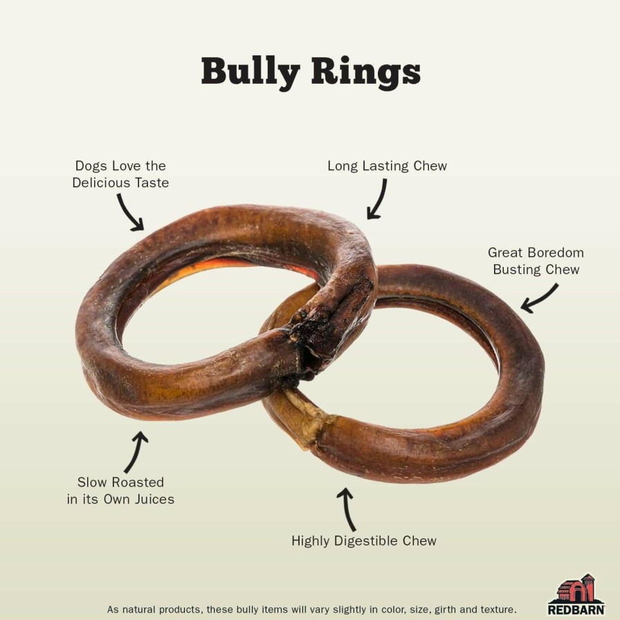 For Dogs Redbarn Bully Sticks | Bully Rings